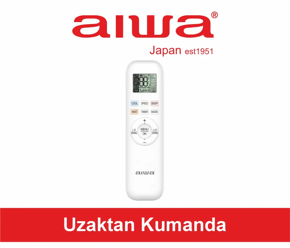 Aiwa Platinum Black Serisi Duvar Tipi Split Klima 12000 Btu