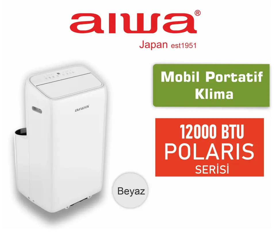 AİWA POLARIS Serisi 12000 BTU BEYAZ